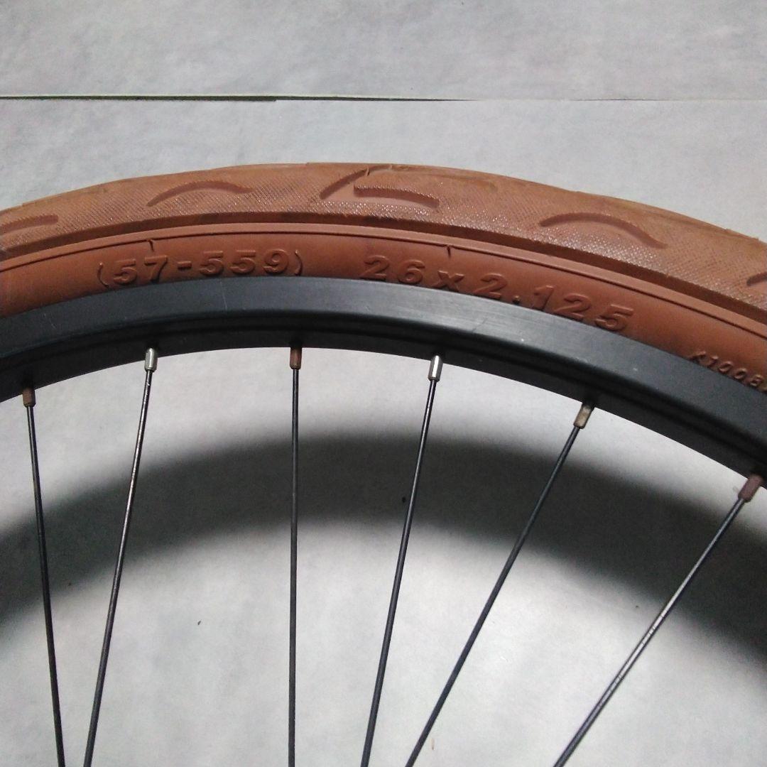 26インチタイヤ、SHIMANOホイール
