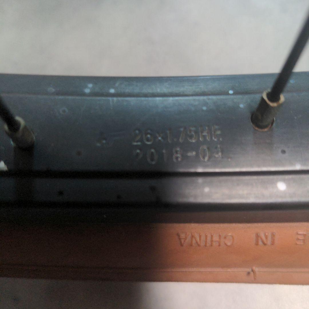 26インチタイヤ、SHIMANOホイール