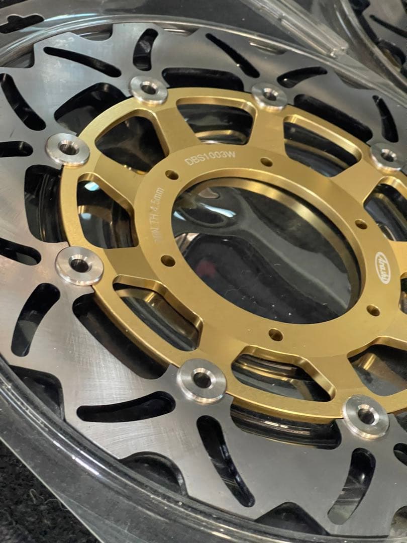 Arashi ウエイブディスク DBS1003Wゴールド フロント 2枚