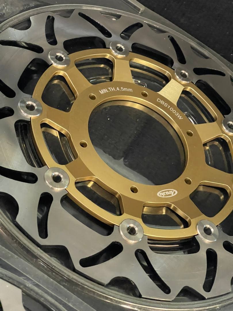 Arashi ウエイブディスク DBS1003Wゴールド フロント 2枚