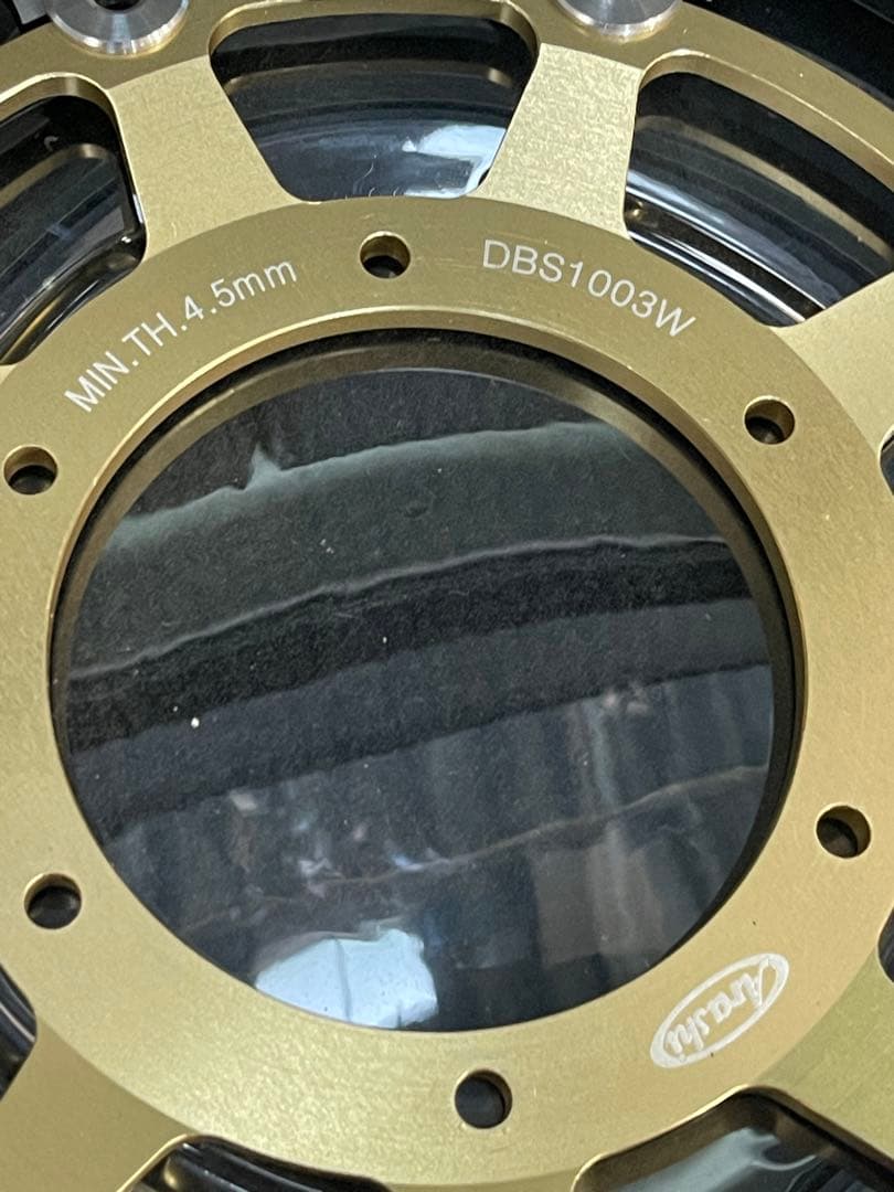 Arashi ウエイブディスク DBS1003Wゴールド フロント 2枚