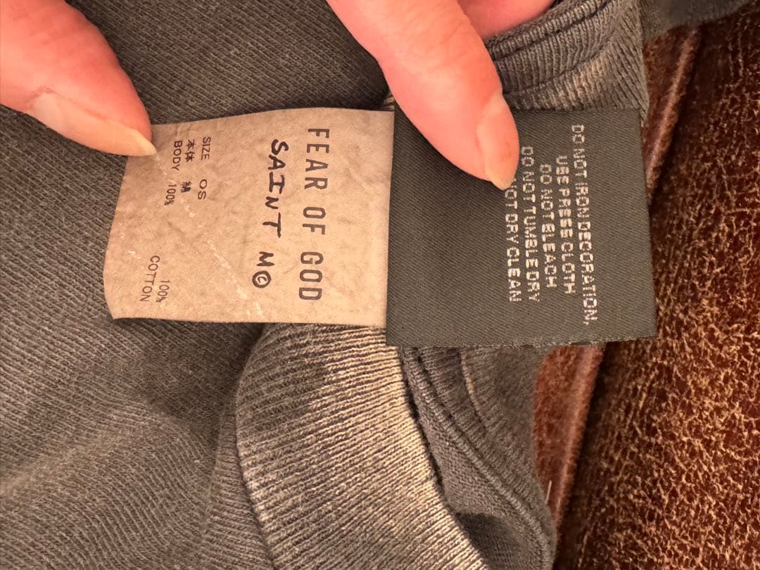 saint mxxxxxx fear of god ロンT