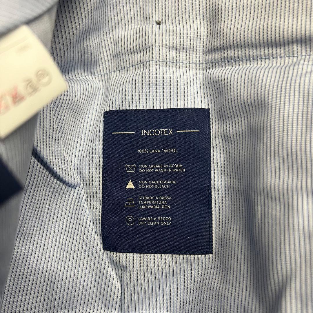 【新品未使用品】インコテックス スラックスパンツ ウール グレー 46