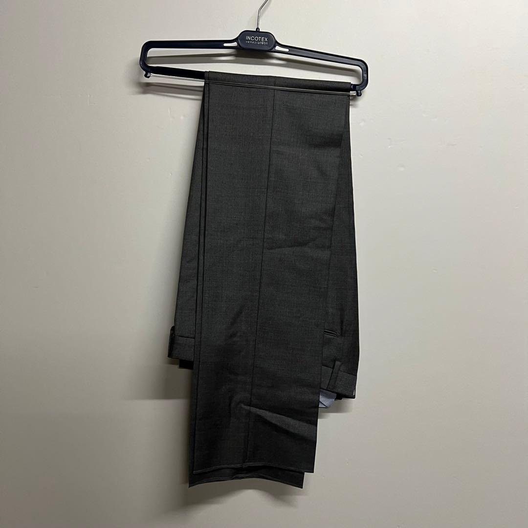 【新品未使用品】インコテックス スラックスパンツ ウール グレー 46