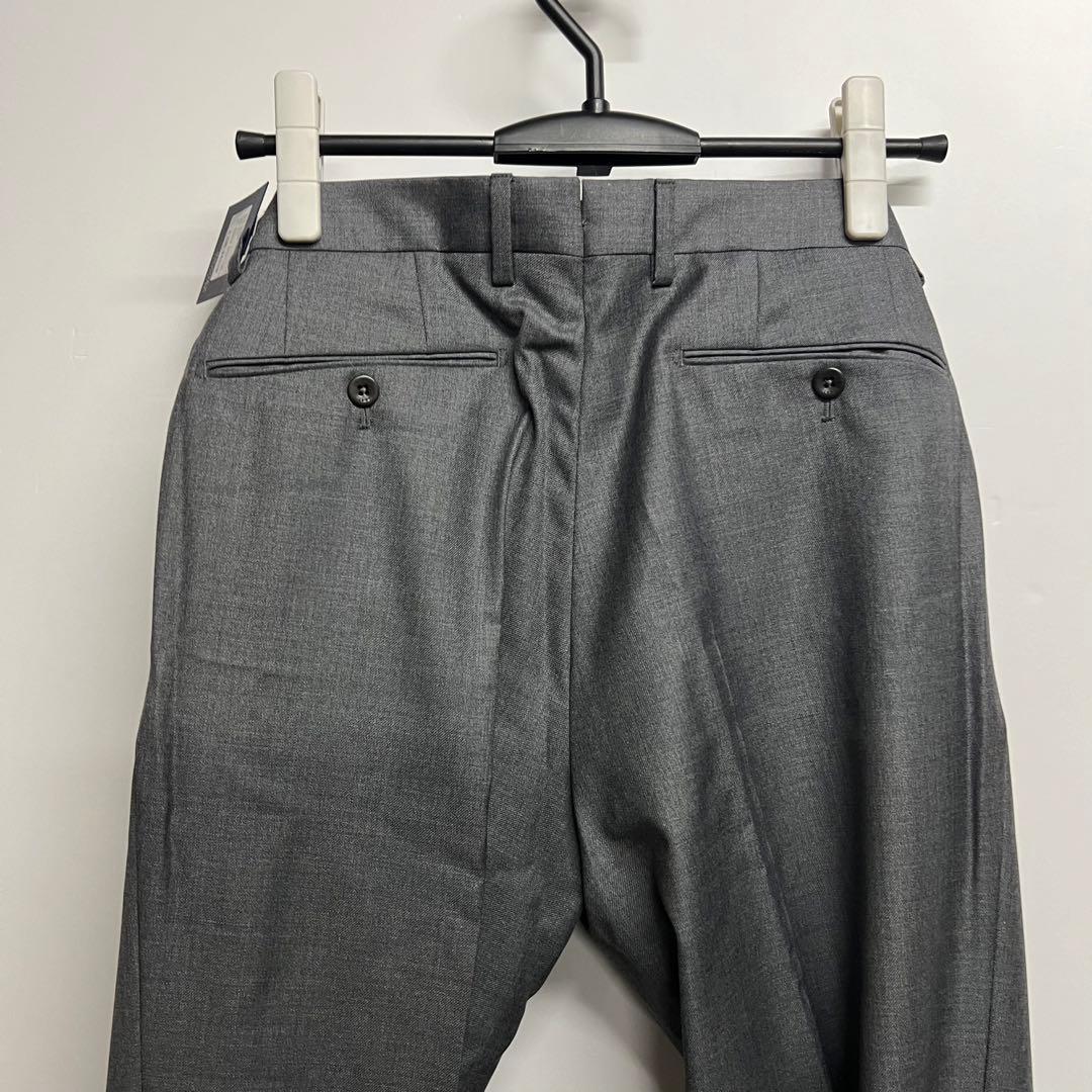 【新品未使用品】インコテックス スラックスパンツ ウール グレー 46