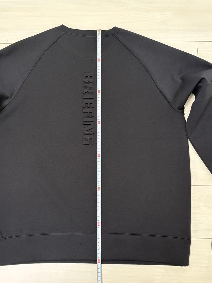 未使用)ブリーフィング ゴルフ 新作 メンズ トレーナー サイズL ブラック