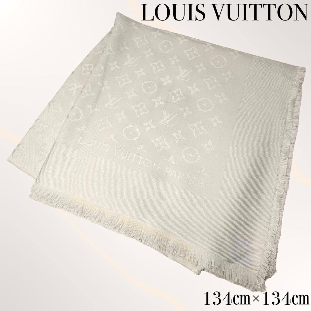 LOUIS VUITTON ルイヴィトン モノグラム 大判 ショール ストール