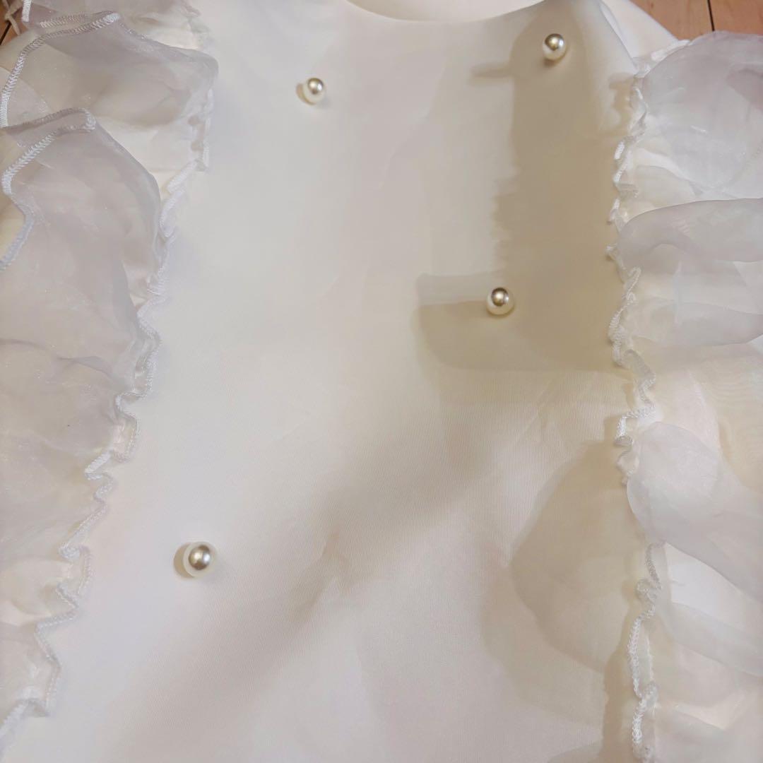 marryme マリーミー BABY PERL TULLE TOPS ホワイト