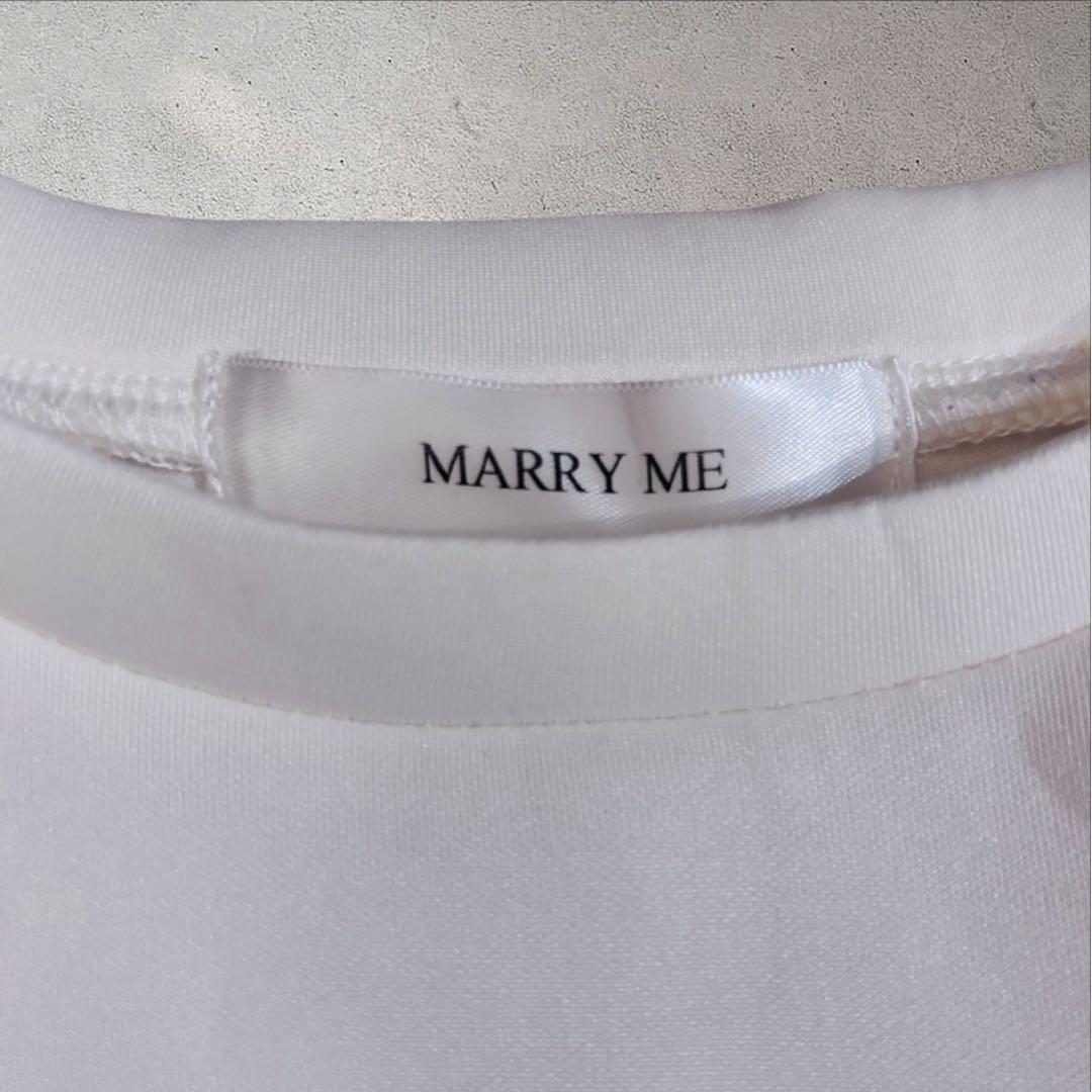 marryme マリーミー BABY PERL TULLE TOPS ホワイト