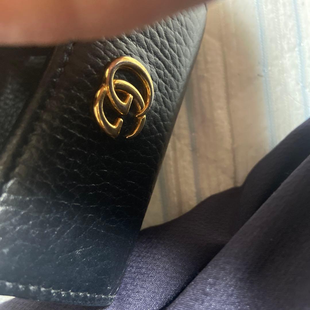 GUCCI 6連キーケース　マーモント　ブラック