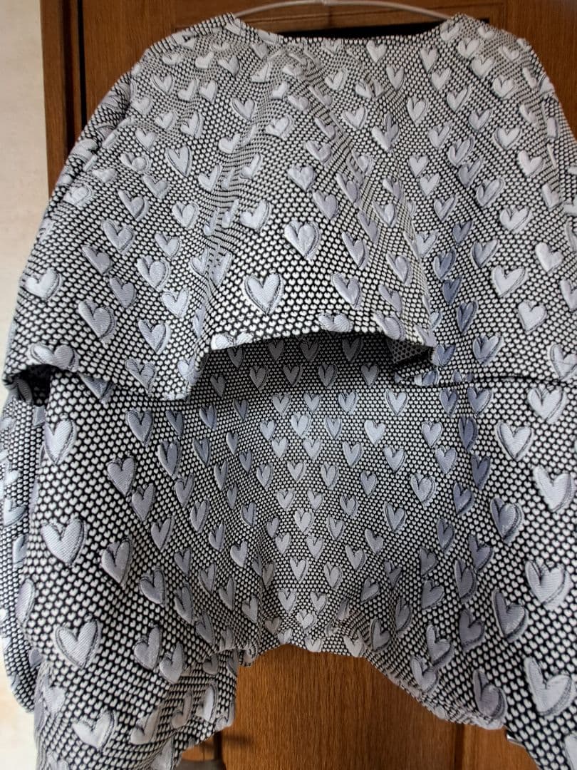 大きいサイズ 5 　シルバーハートハートバルーン袖リバーシブルBZ