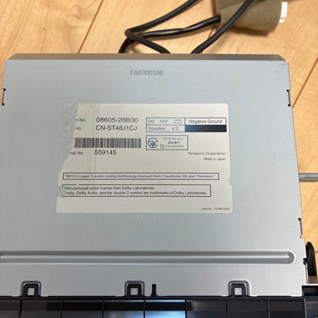 中古TOYOTA純正ナビNSZN-Z68T本体