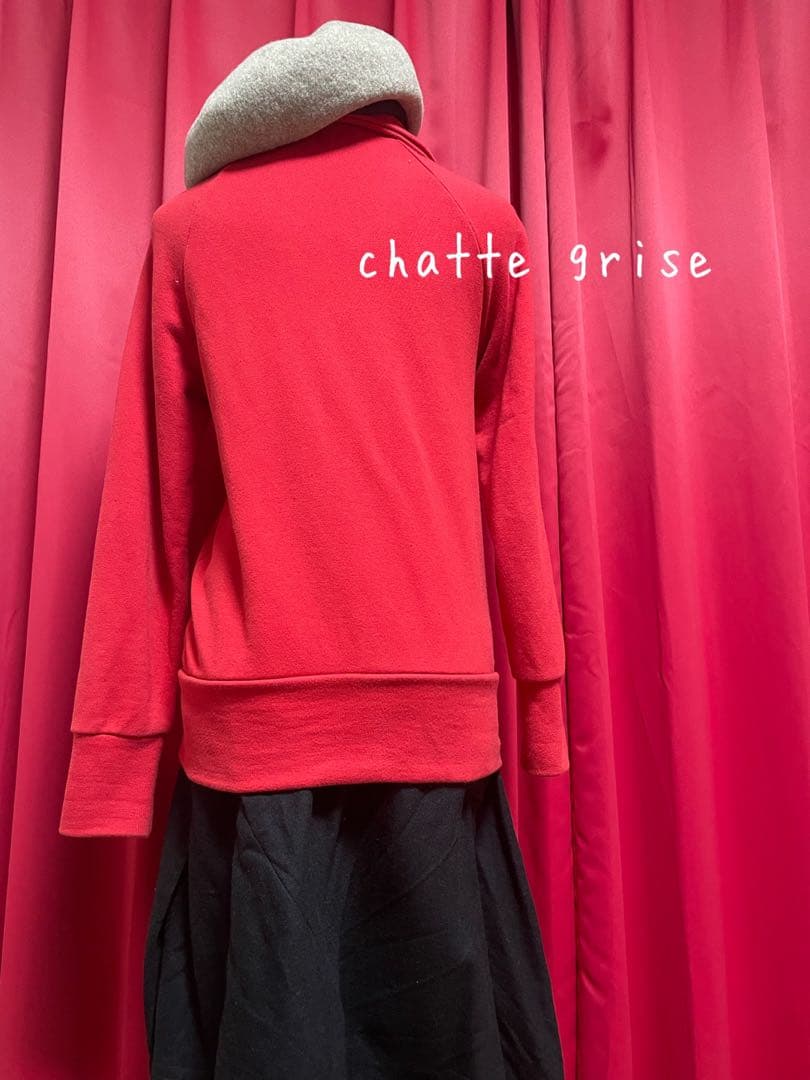 RAKUDO様本日限定ヴィヴィアンオーブアシメ襟2wayスウェットジップブルゾン
