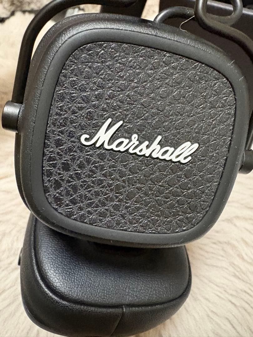 美品　Marshall Major V ワイヤレスヘッドフォン　ブラック