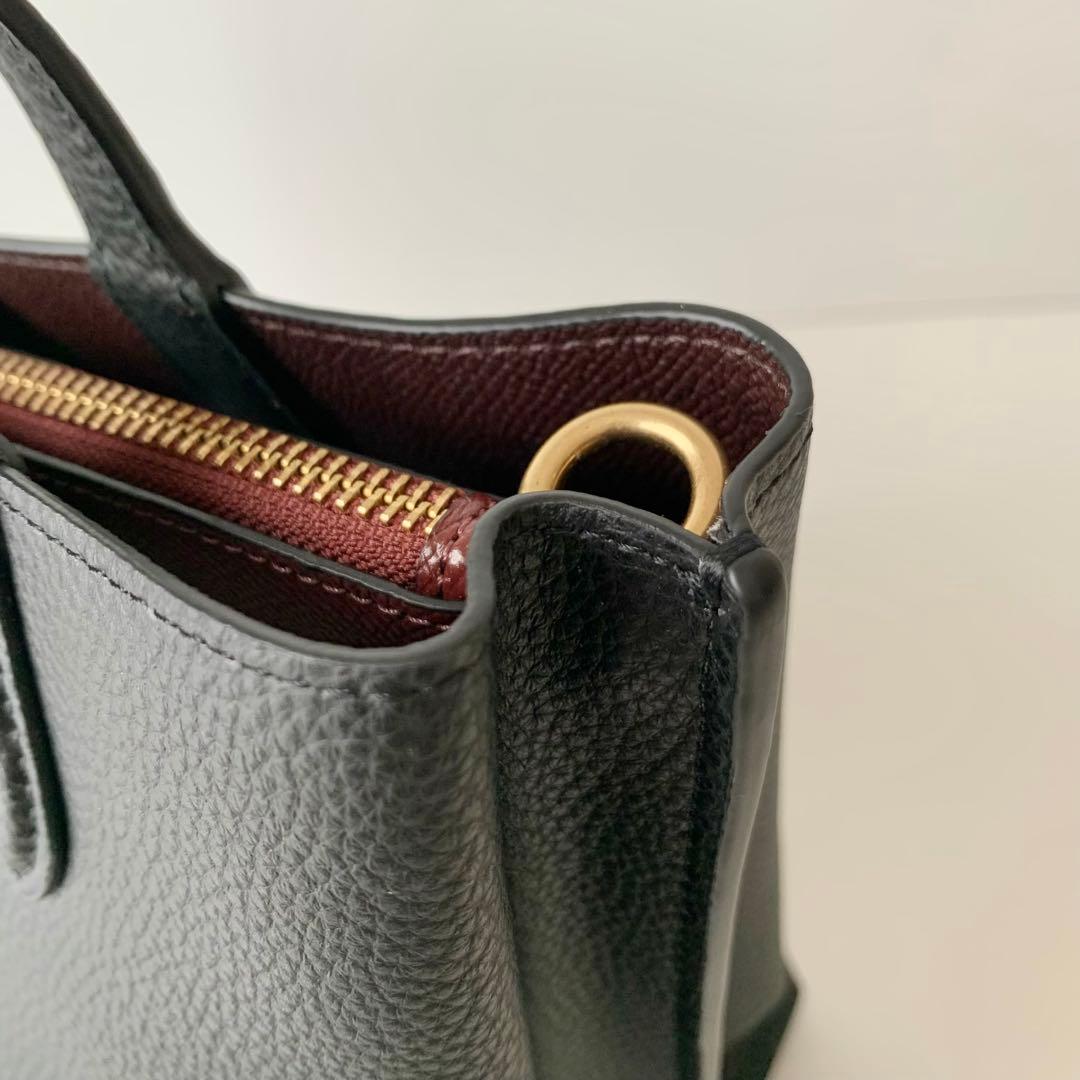 【COACH】コーチ　ウィロウ　トート　24 ブラック　黒　新品　トートバッグ