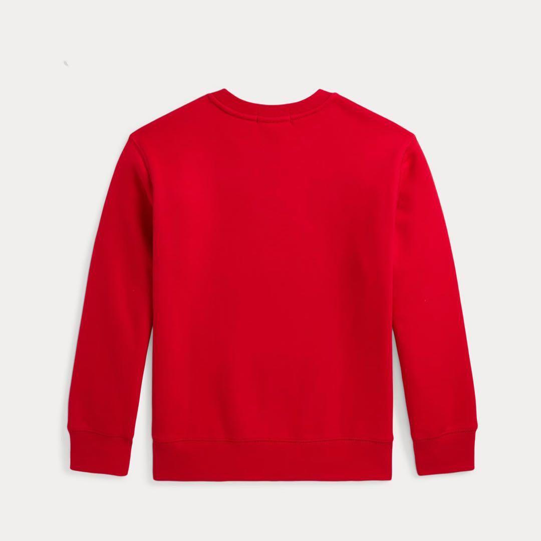 【新品】ラルフローレン ポロベア トレーナー レッド 140