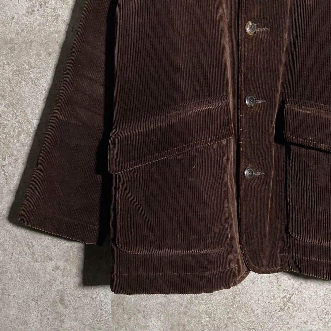 トゥモローランド コーデュロイジャケット カバーオール 中綿 ブラウン L