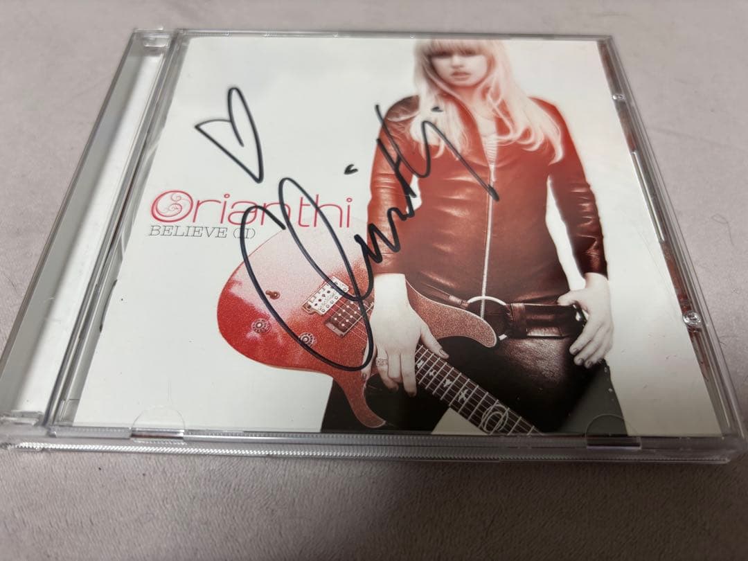レア　オリアンティ　サインCD orianthi believe ビリーヴ