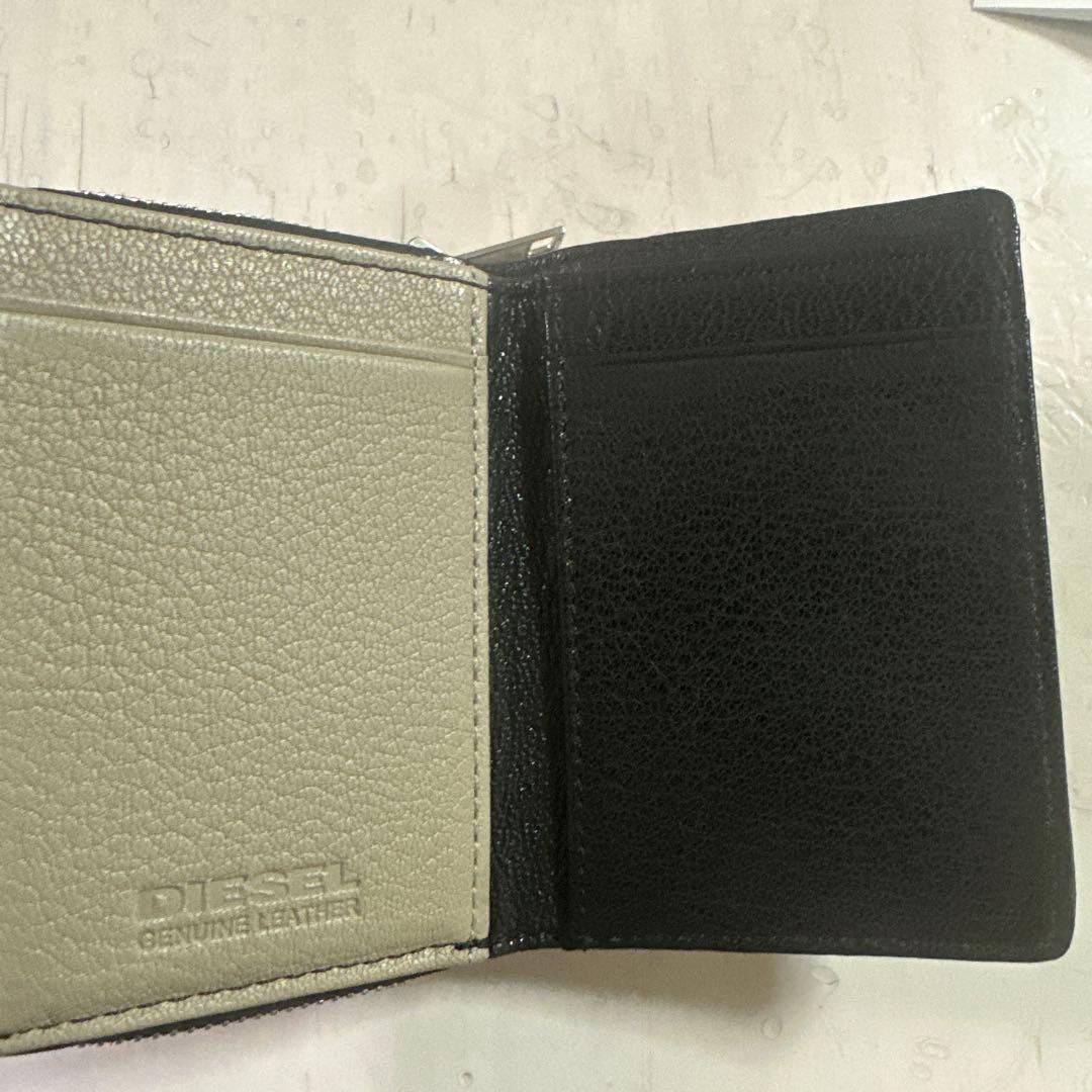 DIESELブラック 3つ折り財布