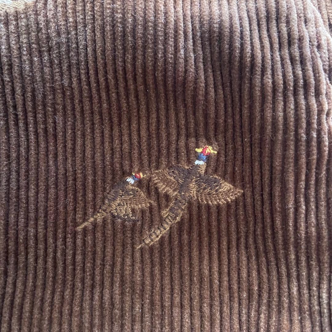 【極希少】Polo by Ralph Lauren 総柄刺繍 コーデュロイパンツ