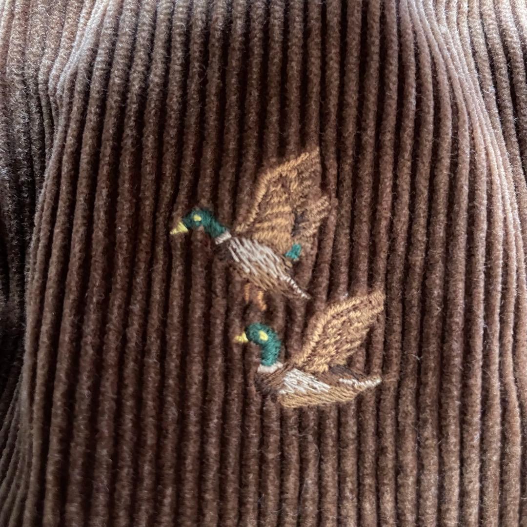 【極希少】Polo by Ralph Lauren 総柄刺繍 コーデュロイパンツ