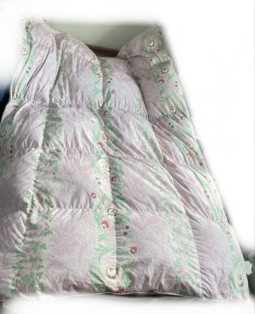 掛け羽毛布団 シングル　ダウン85% フェザー15%