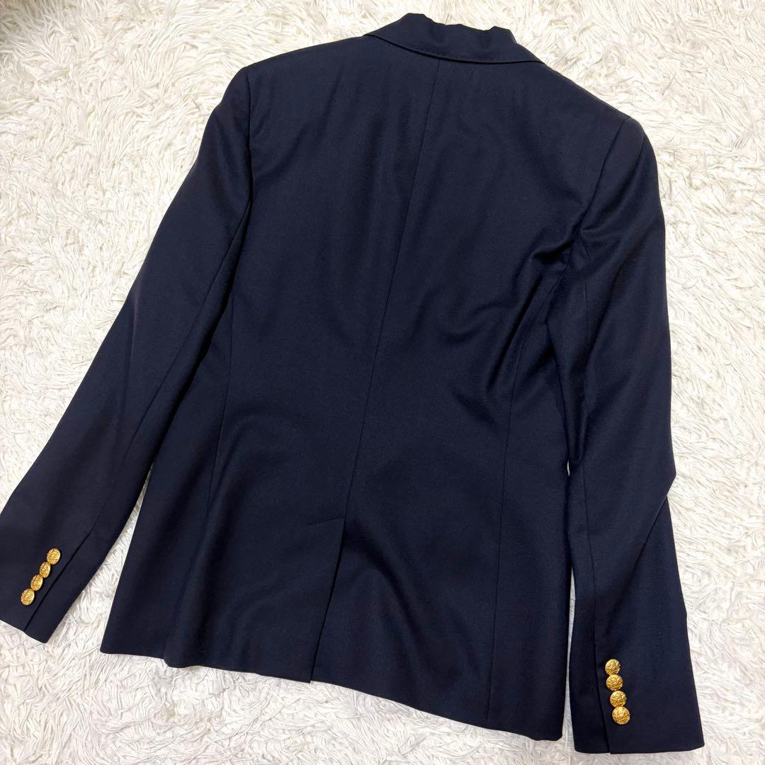 RALPH LAUREN ラルフローレン　金ボタン紺ブレテーラードジャケット　S