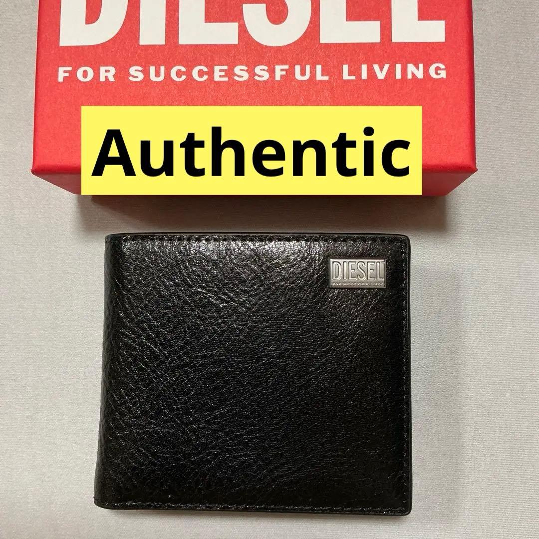 洗練されたデザイン　DIESEL BI-FOLD COIN S 3D 折り財布