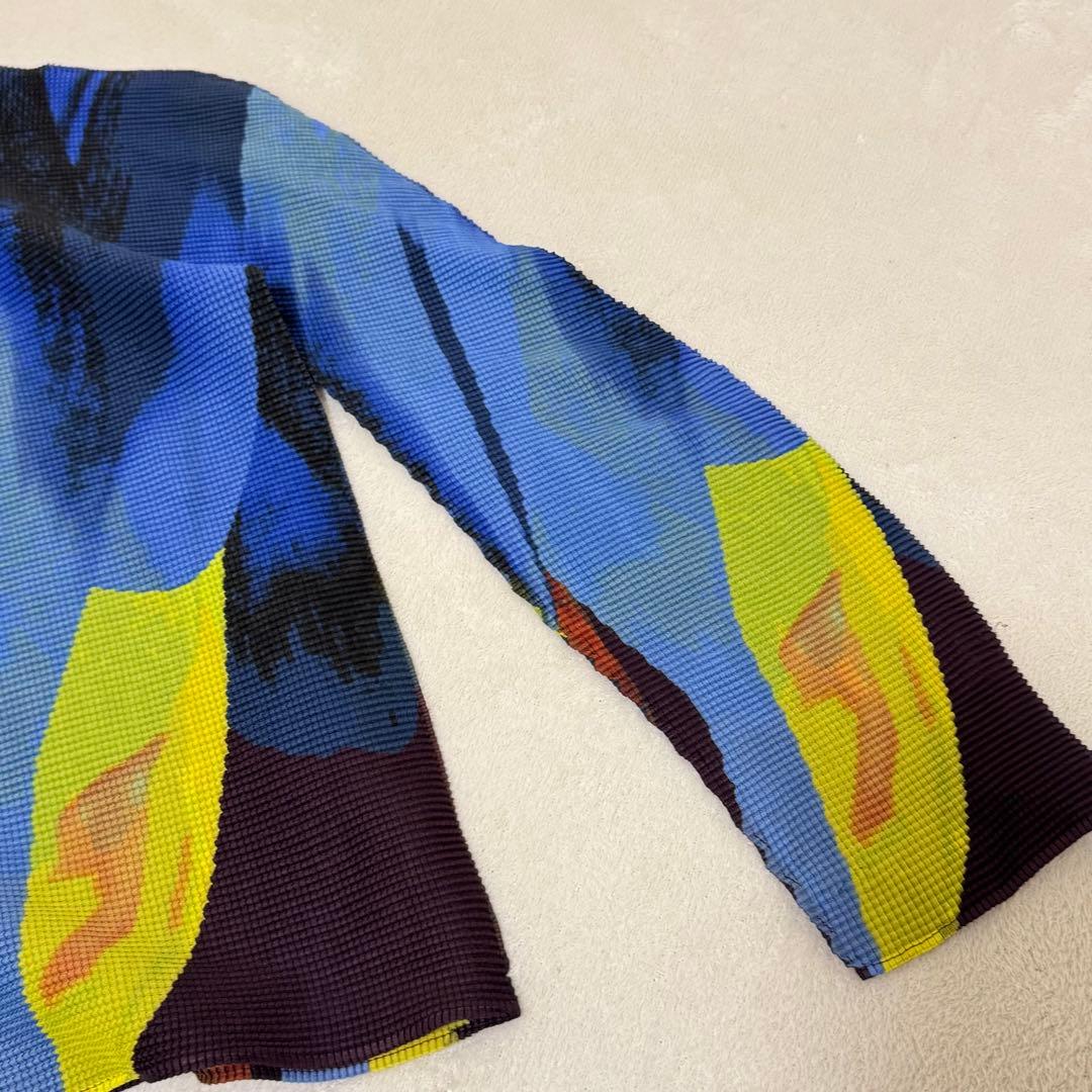 極美品✨ISSEY MIYAKE me グラデーション　プリーツ　長袖