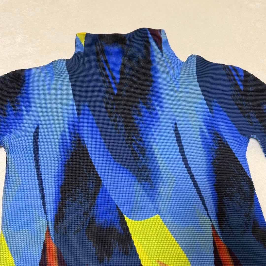 極美品✨ISSEY MIYAKE me グラデーション　プリーツ　長袖
