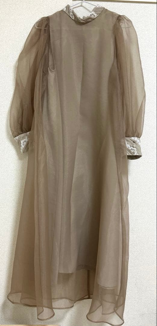 【値下げ中】Acka. sheer over one-piece（beige）