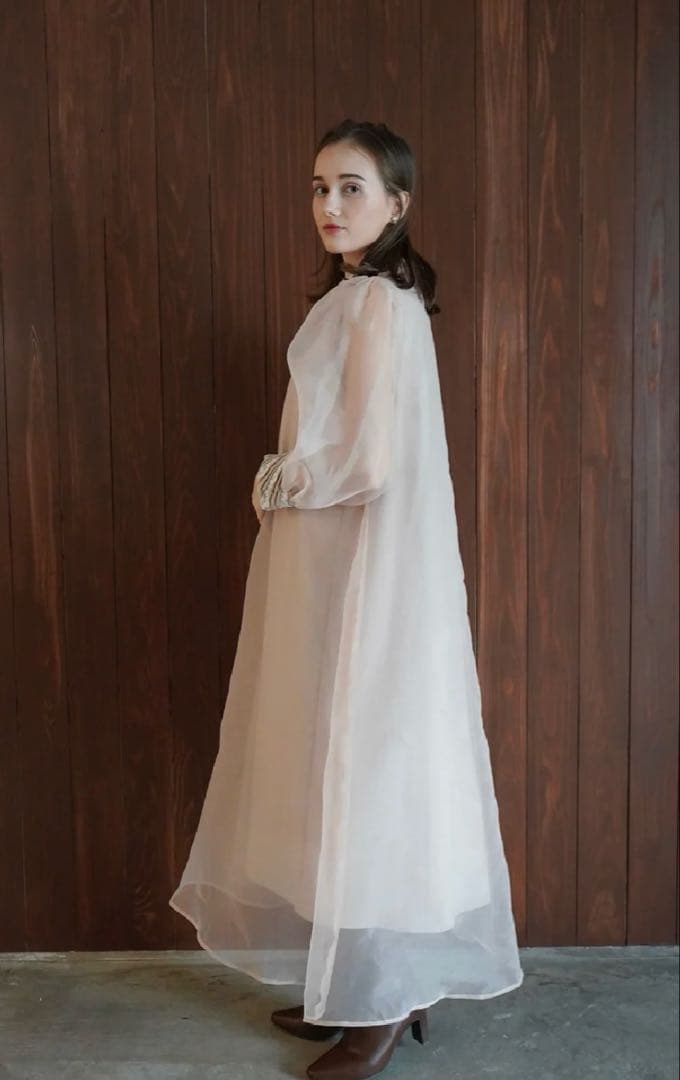 【値下げ中】Acka. sheer over one-piece（beige）