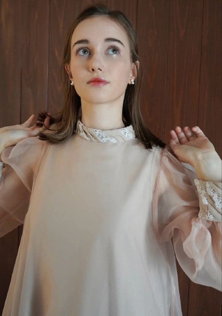 【値下げ中】Acka. sheer over one-piece（beige）