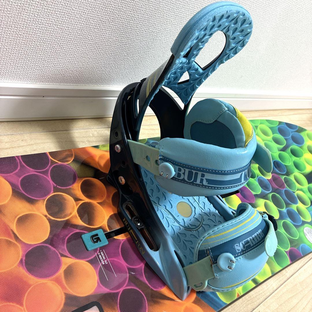 【美品】BURTON SOCIAL 142㎝ SCRIBE S カバー付き