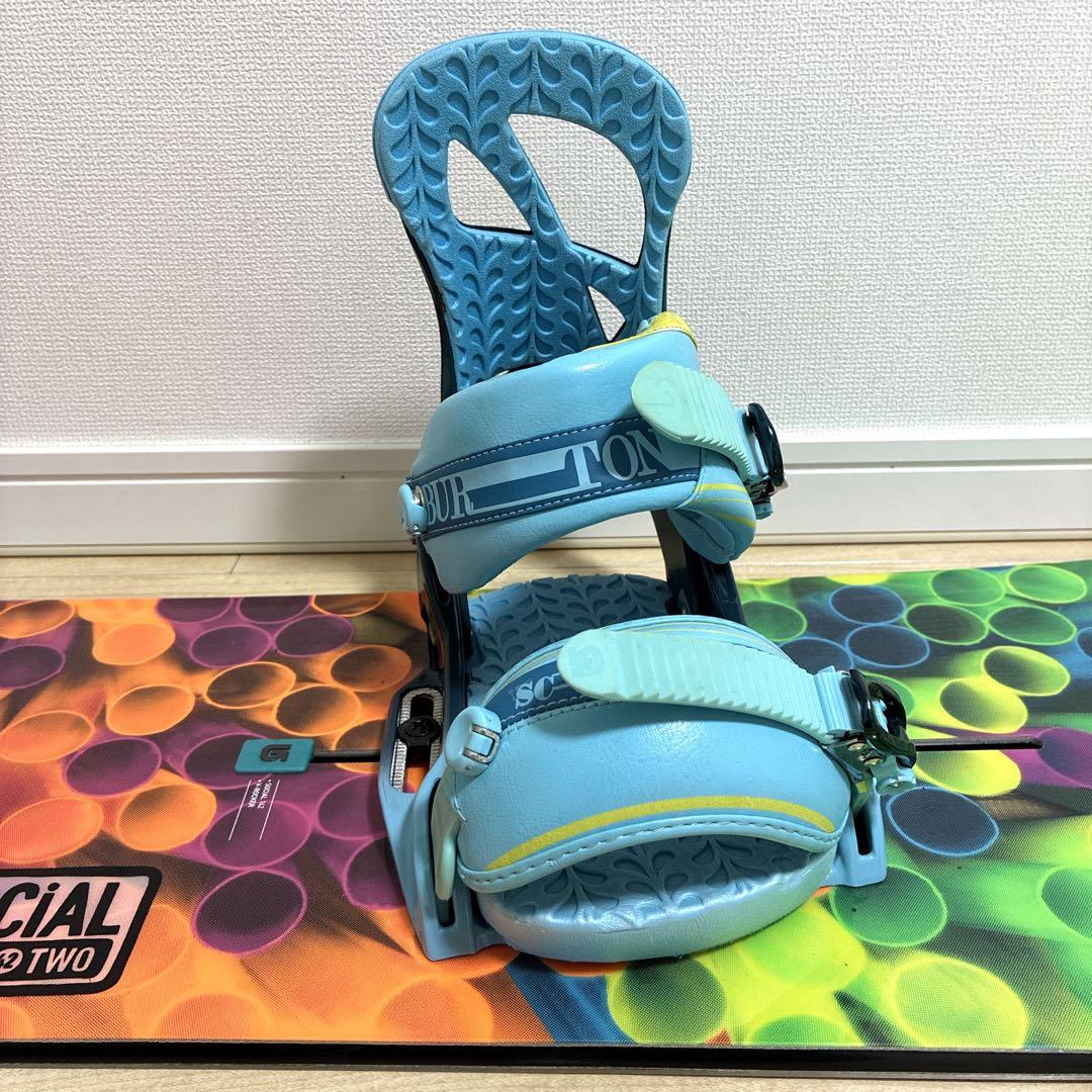 【美品】BURTON SOCIAL 142㎝ SCRIBE S カバー付き