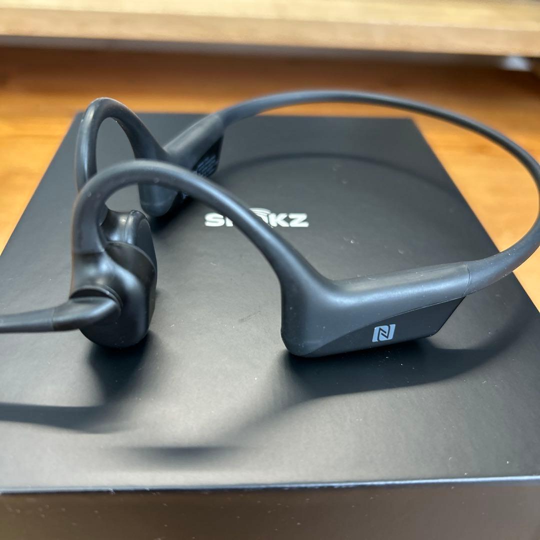 【美品】SHOKZ OPENCOMM 骨伝導イヤホン ブラック