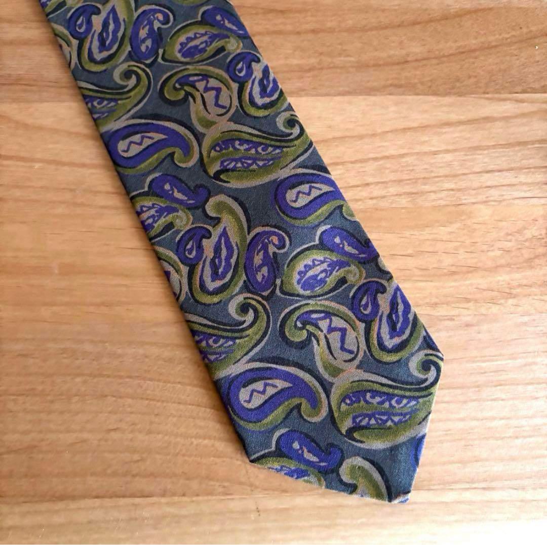 未使用 24AW BEAMS F × ROSS MILANO ペイズリーネクタイ