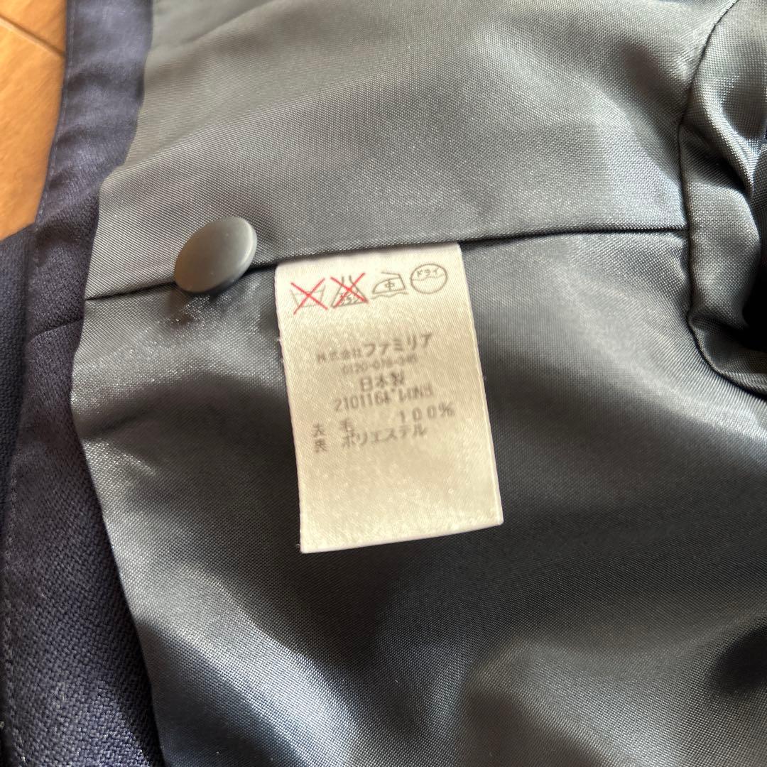 familiar フォーマルスーツ 120 ネイビー