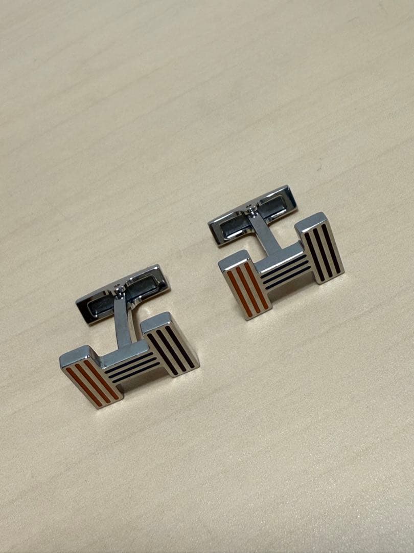 新品　HERMES クイズ　カフスリンクス