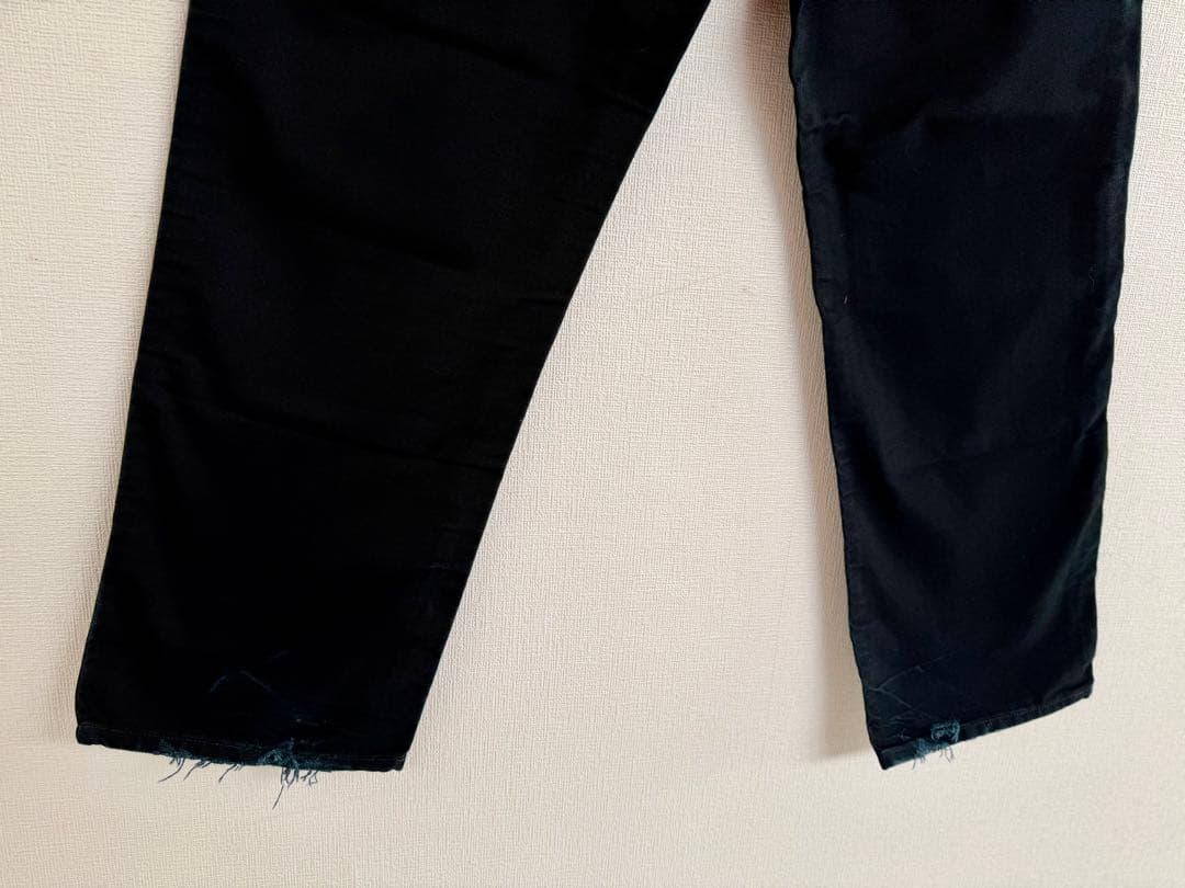 超スペシャル 36X30 W36 カーハート ダブルニー パンツ ブラック 黒