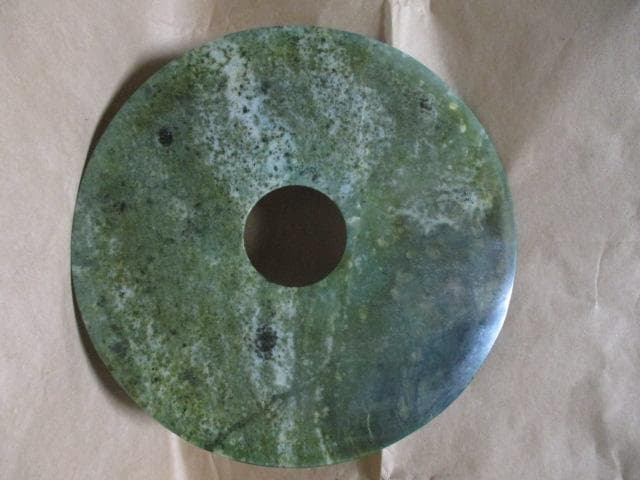 中国　古玉　超大きい玉壁　R97-2