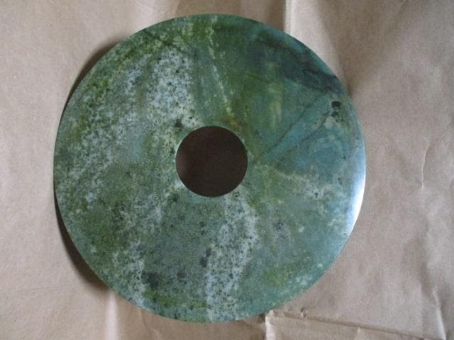 中国　古玉　超大きい玉壁　R97-2