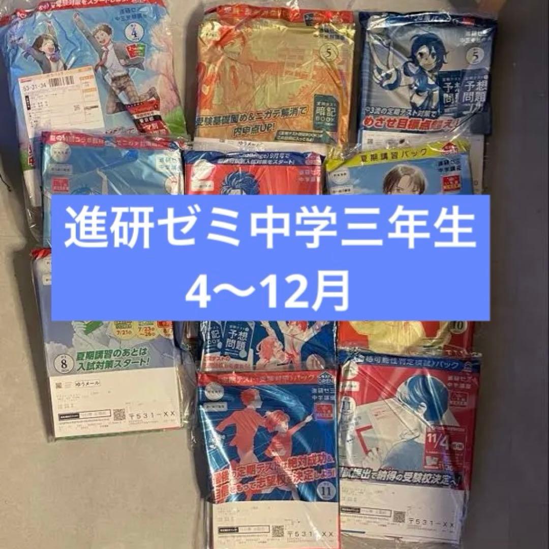 進研ゼミ　2024新品未使用　入試向け　教材