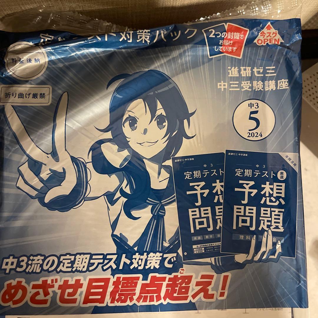 進研ゼミ　2024新品未使用　入試向け　教材