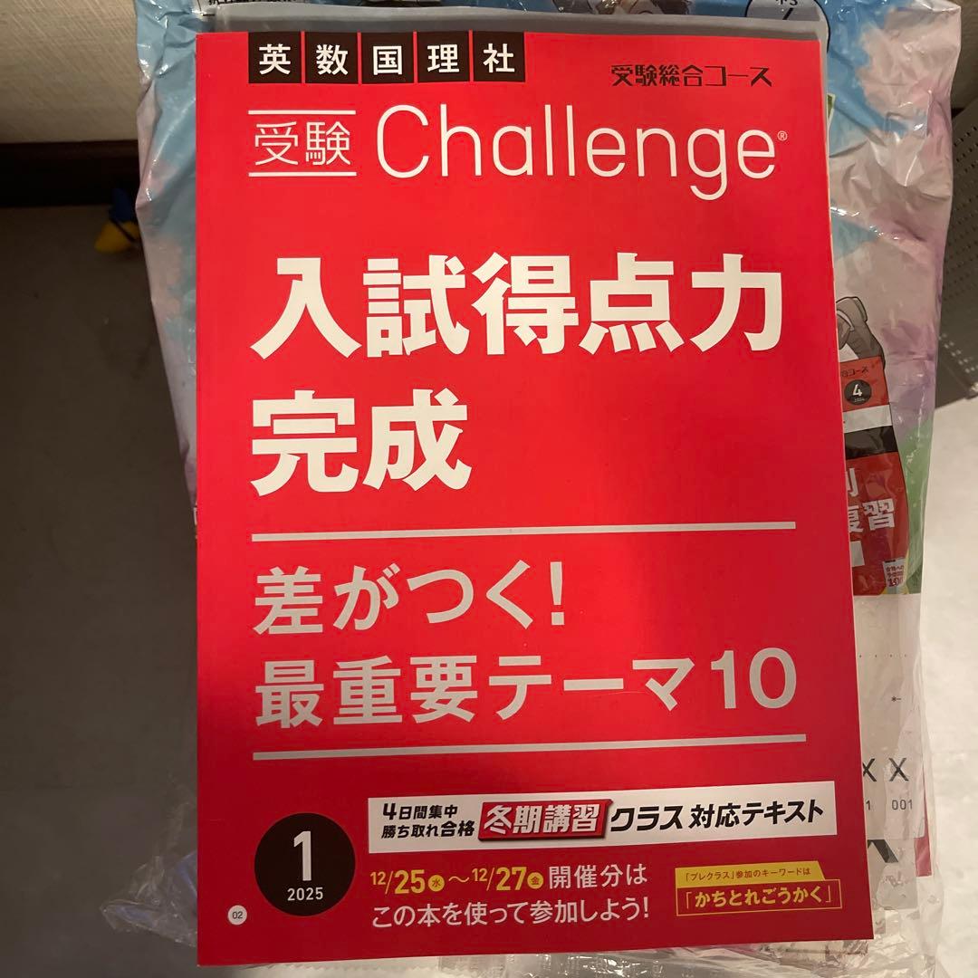 進研ゼミ　2024新品未使用　入試向け　教材