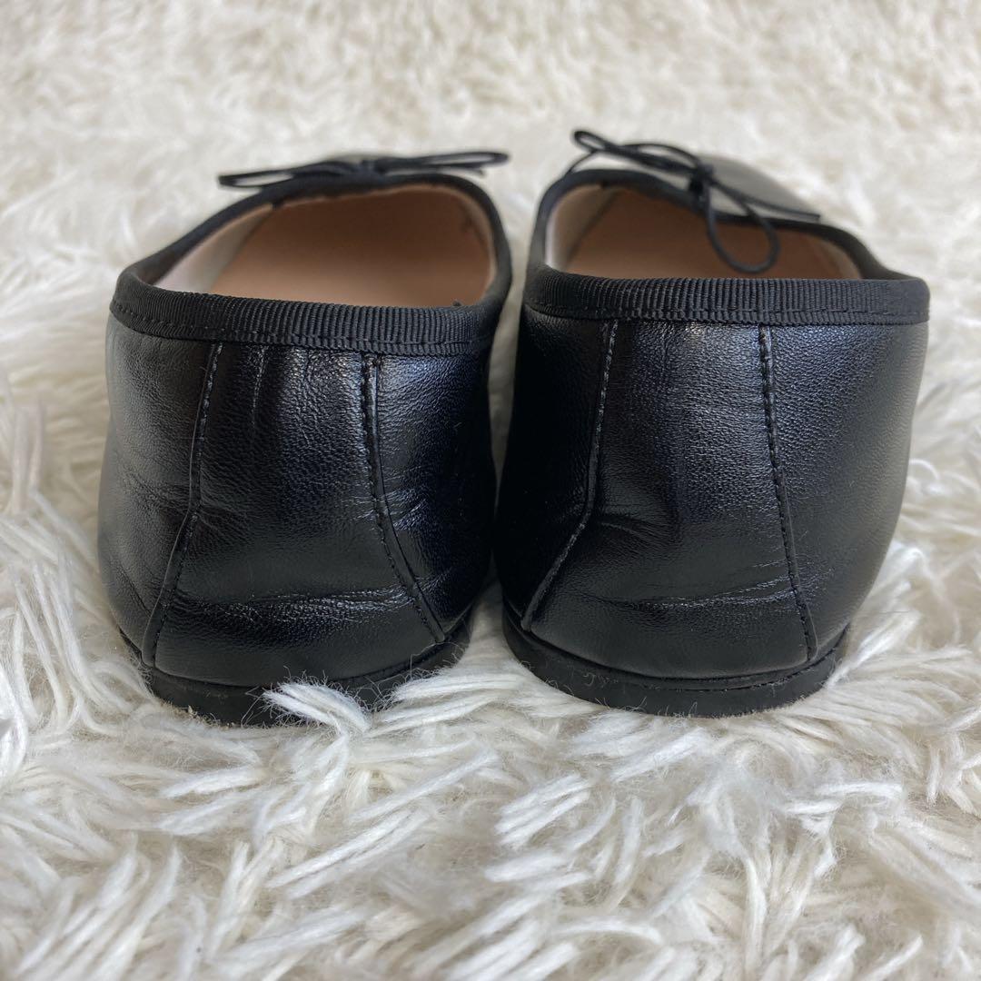 美品　SPELTA スペルタ フラットシューズ　オルガ　黒　38 羊革　レザー