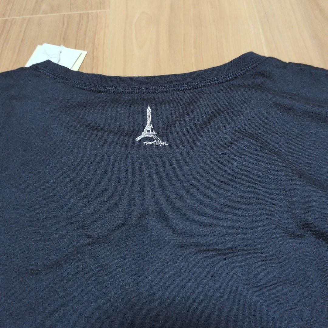 マドモアゼルノンノン　フランス地図刺繍 長袖Tシャツ　紺　М　新品未使用‼️