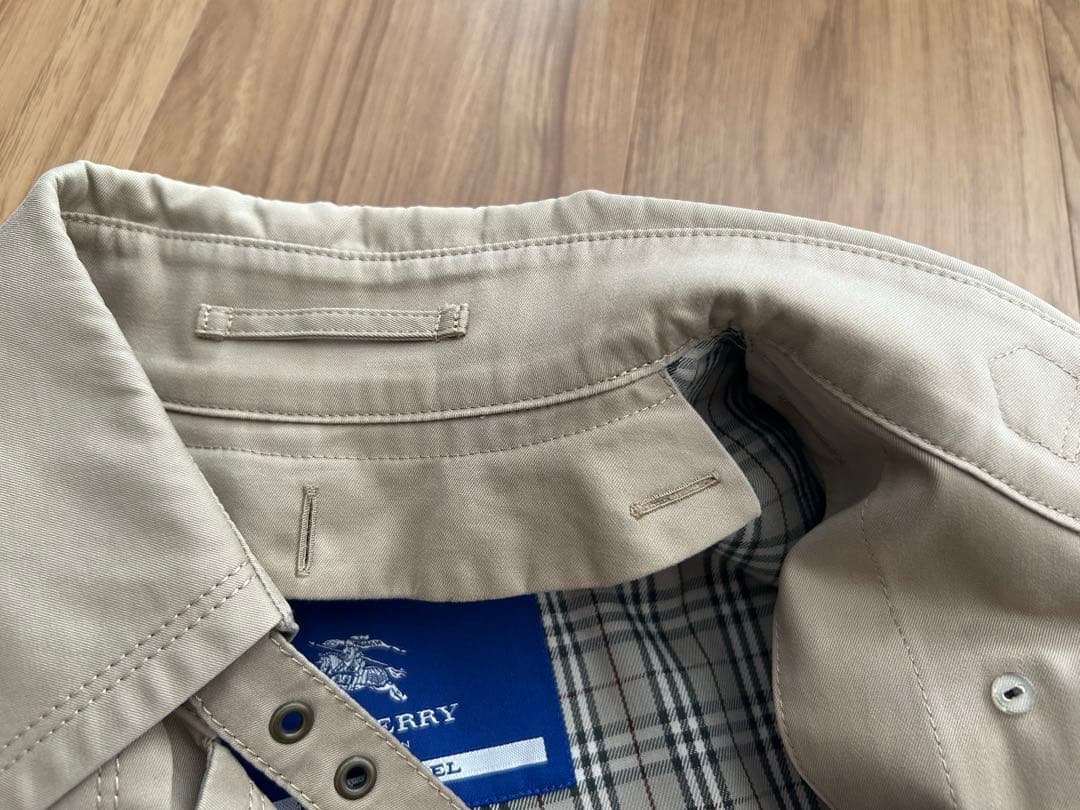 バーバリーブルーレーベル トレンチコート ノバチェック ライナー付き