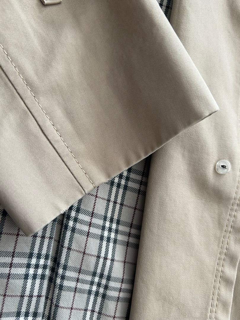 バーバリーブルーレーベル トレンチコート ノバチェック ライナー付き
