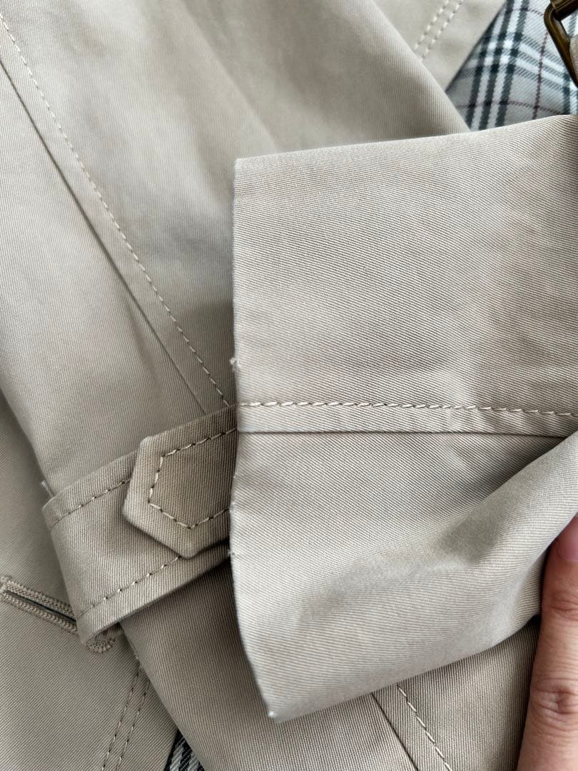 バーバリーブルーレーベル トレンチコート ノバチェック ライナー付き